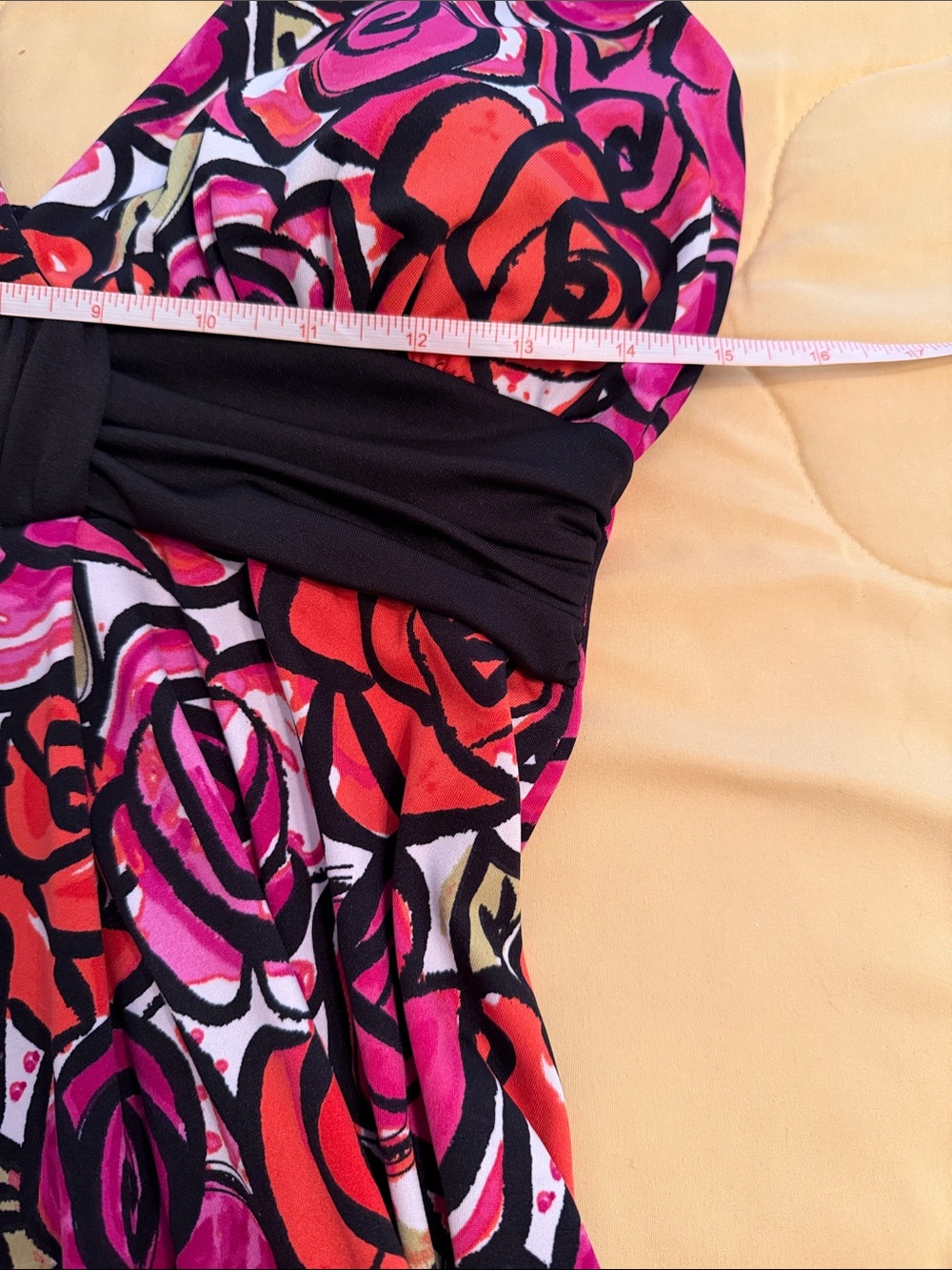 Speechless BOHO Halter Floral Print Dress in Pink & Orange - Picture 5 of 7